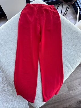 Women’s Red Pull-On Lounge Pants Size S